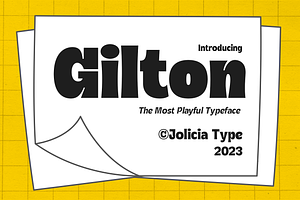 Gilton Display Font Family