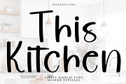 This Kitchen, a Script Font by FreshTypeINK (Thumbnail 1 of 8)