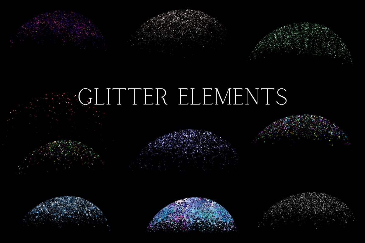 Glitter Elements, an Illustration by tahananeart (Photo 6 of 20)