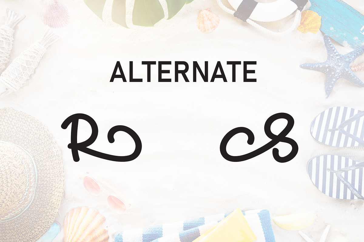 SUMMER | Script Font, a Handwritten Font by Scratchones (Photo 8 of 9)