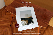 DinA Art Print clean interior mockup, a Merchandise Mockup by MCKP*ME (Thumbnail 1 of 3)