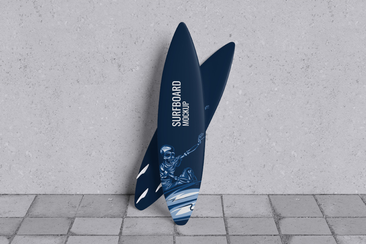 Surfboard Mockup Bundle Set, an Advertising Mockup by Rielismee (Photo 2 of 5)