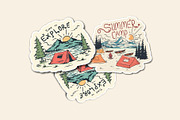 Mountain illustration Bundle, an Object Illustration by youken (Thumbnail 3 of 3)