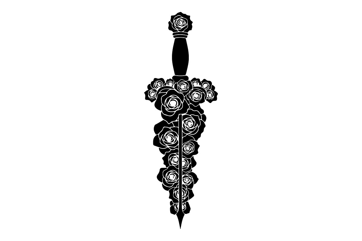 Ornamental Dagger Silhouette Bundle, an Object Illustration by Gaye Art (Photo 28 of 31)