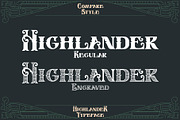 Highlander, a Font by Drizy (Thumbnail 2 of 12)