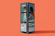 Video Wall Mockup, an Advertising Mockup by skybluecreative (Thumbnail 1 of 2)