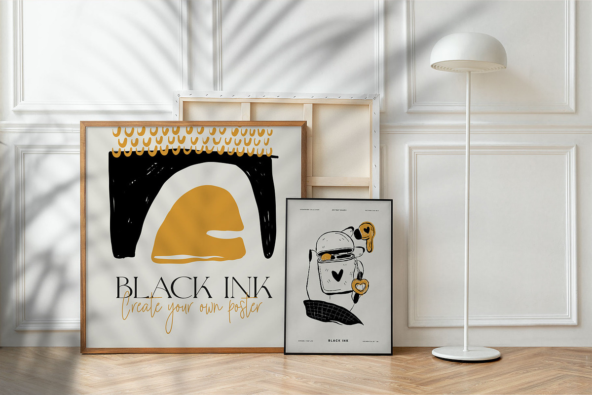 Black Ink | Creator Kit, a Background Graphic by KetteCreate (Photo 2 of 22)