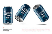 330ml Classic Can Mockup | ANIMATED, a Packaging Mockup by AY Mock-Ups (Thumbnail 4 of 10)