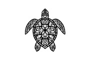 Mandala Sea Turtle SVG Bundle, an Illustration by yasushie (Thumbnail 7 of 31)