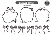 Black Coquette Clipart Bundle, an Illustration by TatiMockup (Thumbnail 2 of 4)