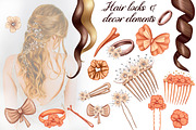 Hairdressing tools and accesories, a Decorative Illustration by Mrs.Swan_Design (Thumbnail 3 of 6)