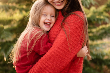 Mother with smiling baby girl, a Person Photo by morrowlight