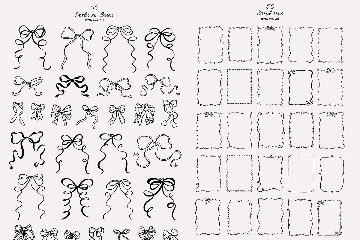 Hand-drawn Whimsical SVG Mega Bundle, an Object Illustration by Ayya Studio (Photo 7 of 34)