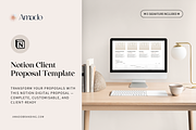 Notion Project Proposal Template, a Marketing Template by Amado Brand Design Studio (Thumbnail 1 of 5)