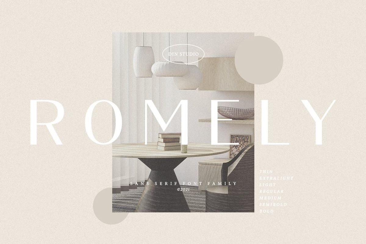 SALE - Exclusive Modern Font Bundle, a Symbol Font by din-studio.com (Photo 3 of 12)