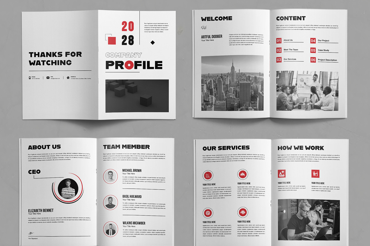Company Profile Design, a Brochure Template by ContestDesign (Photo 2 of 3)