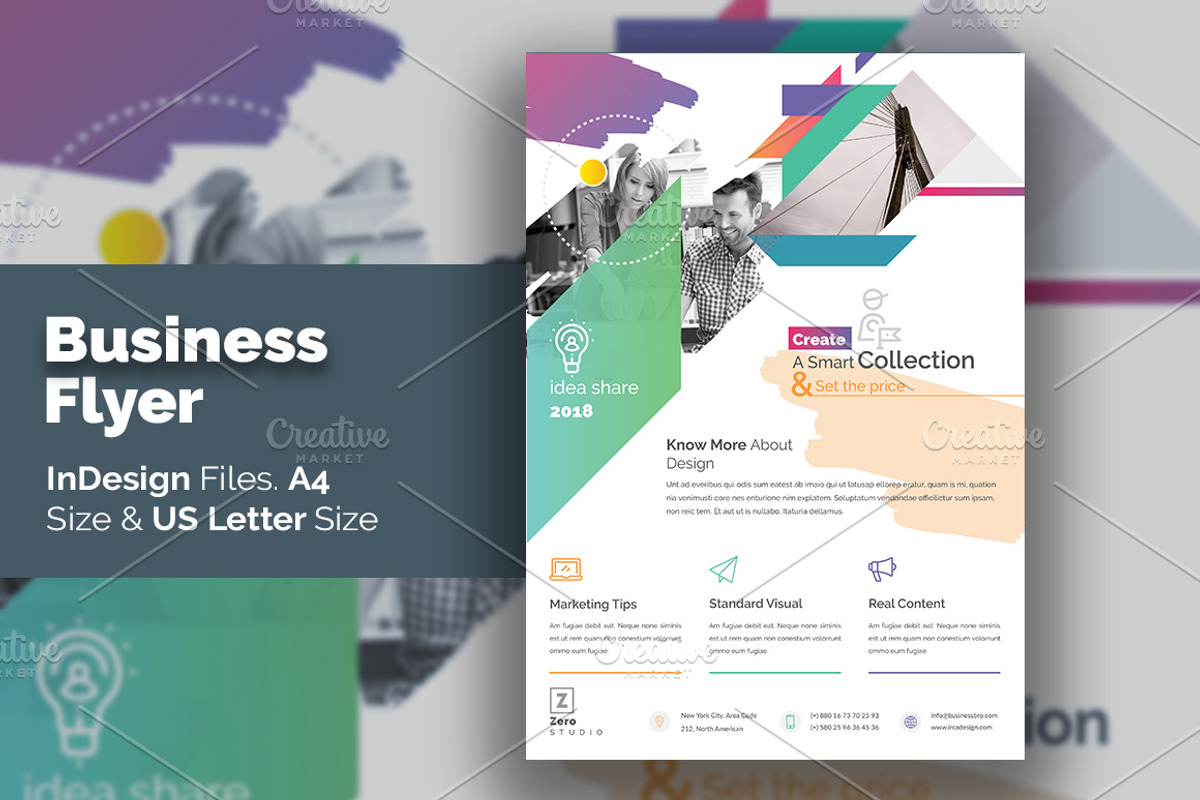 Business Flyer, a Flyer Template by Addaxx (Photo 1 of 3)