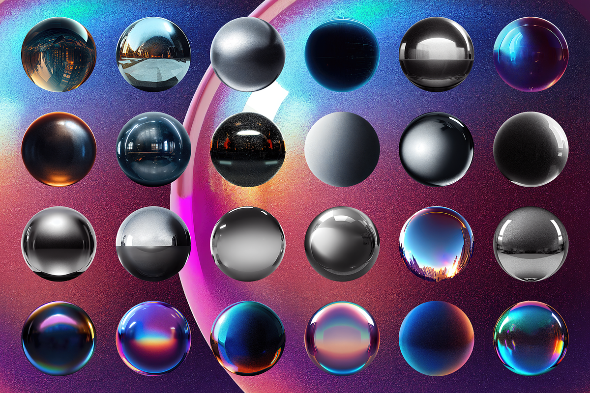 310 Abstract & Sphere PNG Elements, an Object Graphic by Graphicdome (Photo 4 of 52)