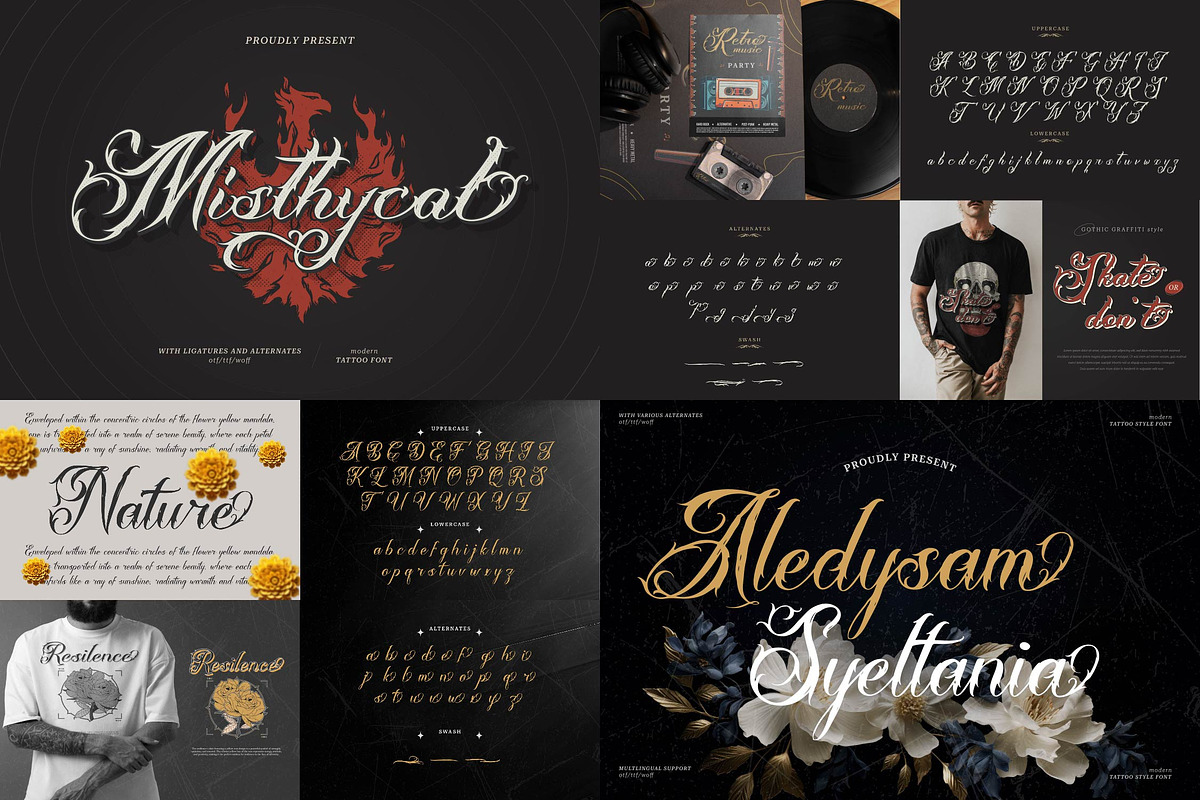90% OFF! Elegant Script Font Bundle, a Script Font by Denustudios (Photo 4 of 10)