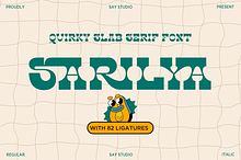 Sarilya - Quirky Slab Serif