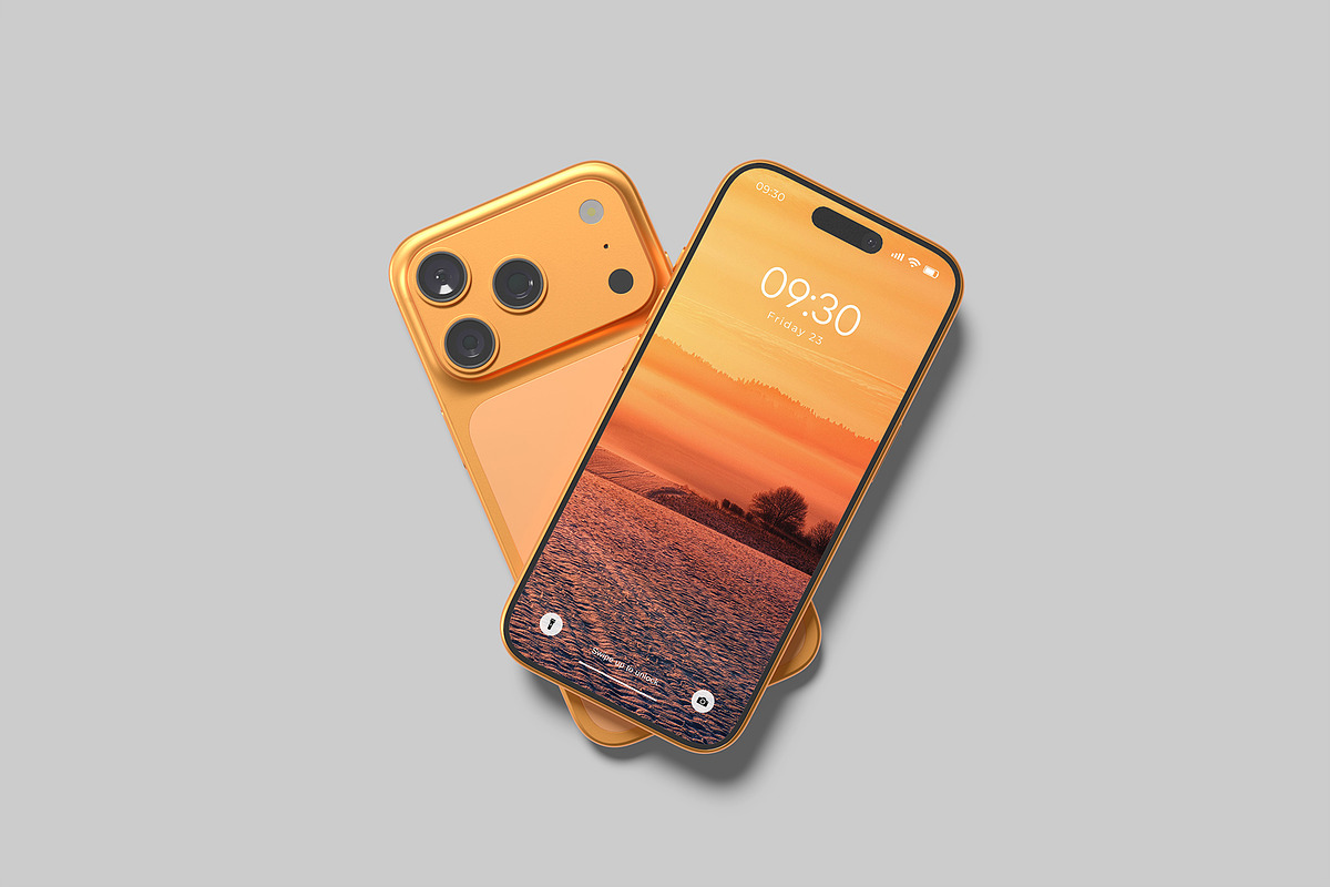 iPhone 17 Pro Max Mockup, an iPhone Mockup by Amigos__46 (Photo 5 of 8)