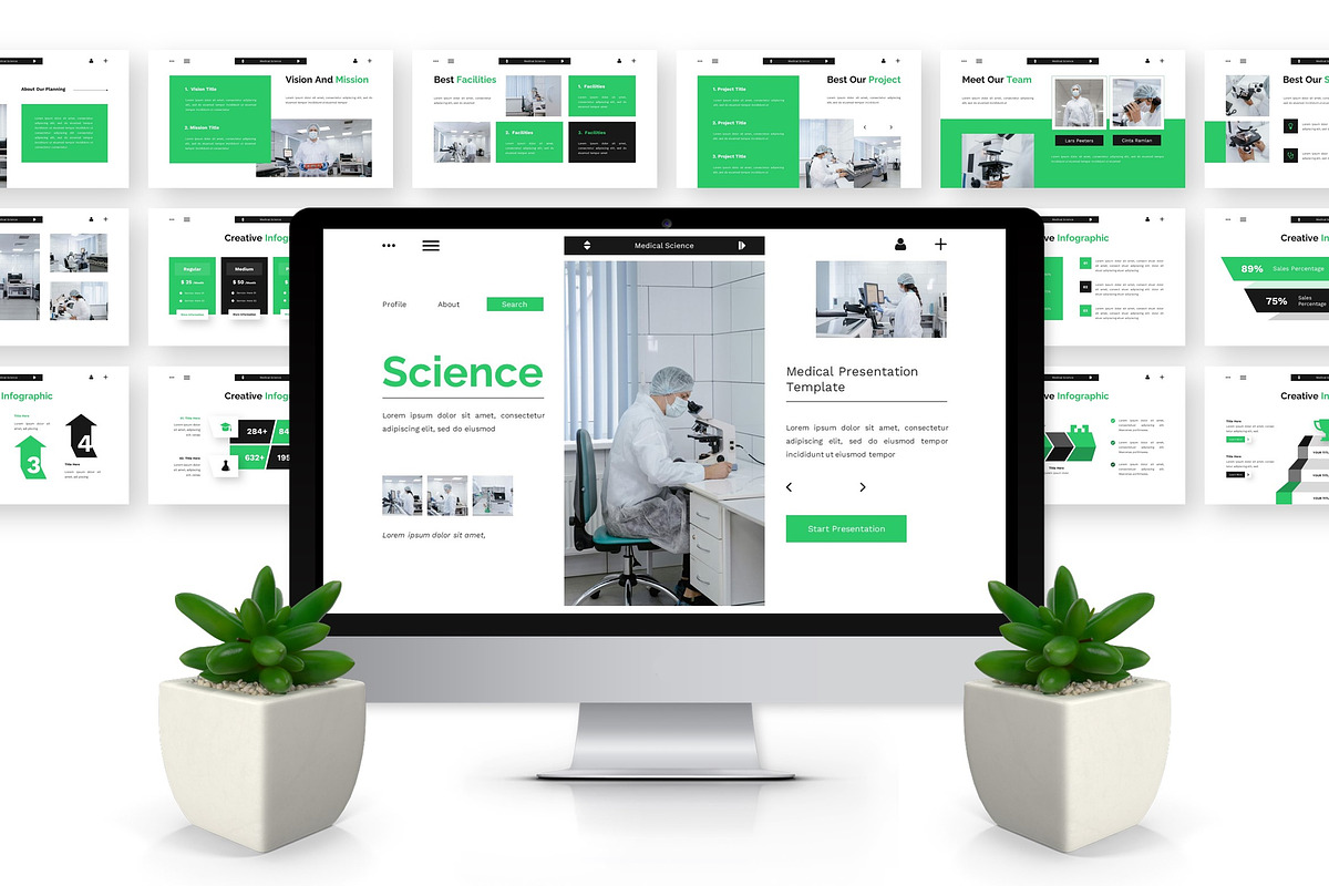 Science - Medical Google Slide preview 3
