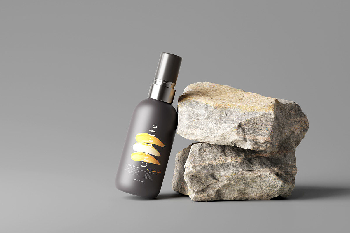 Spray Bottle Mockups, a Cups & Container Mockup by pmvch (Photo 1 of 11)