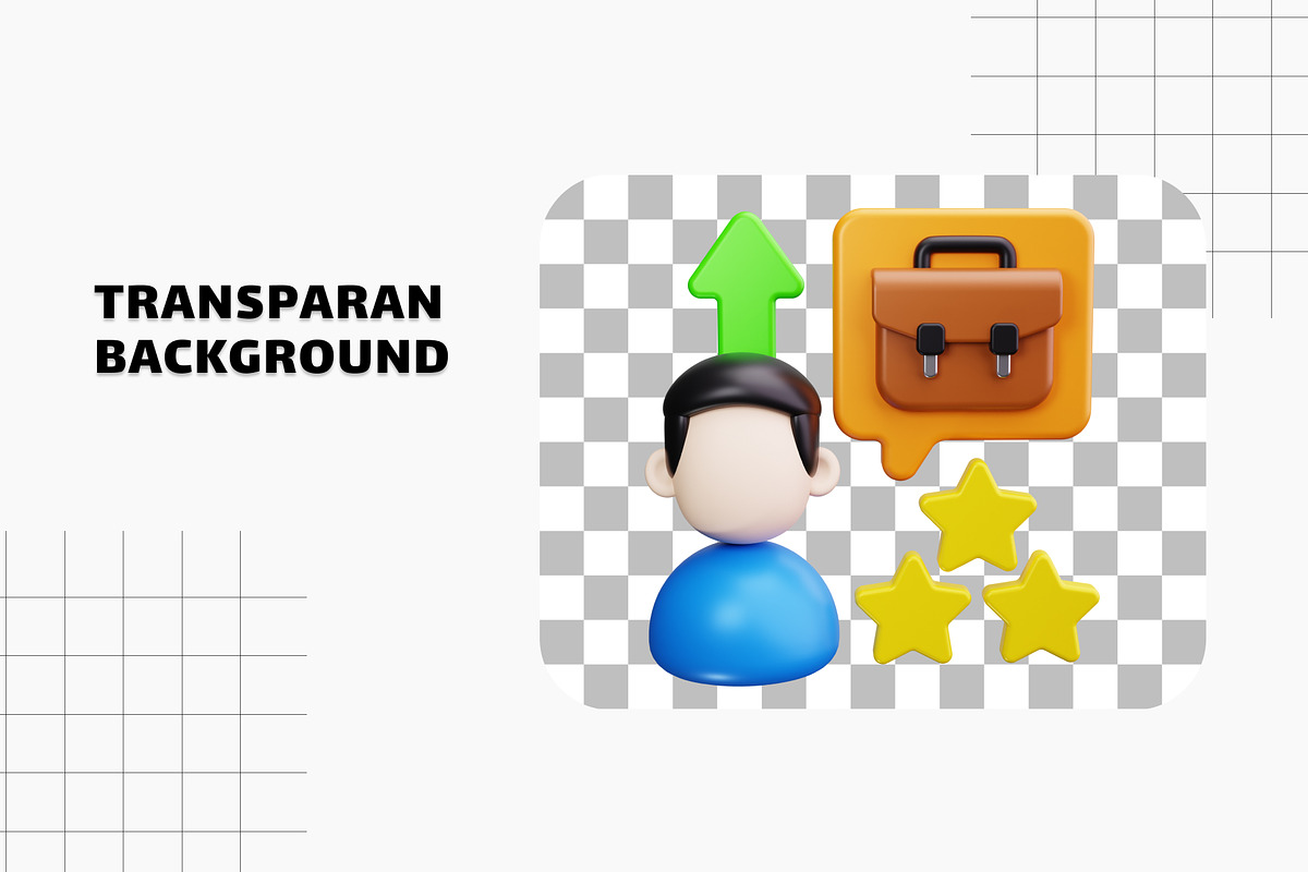 Job Resumes 3D Icons, an Object 3D Model by HacaStudio (Photo 2 of 3)
