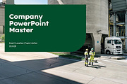 Industrial PowerPoint Template, a Templates & Theme by Iconography - Pitch Deck (Thumbnail 1 of 56)