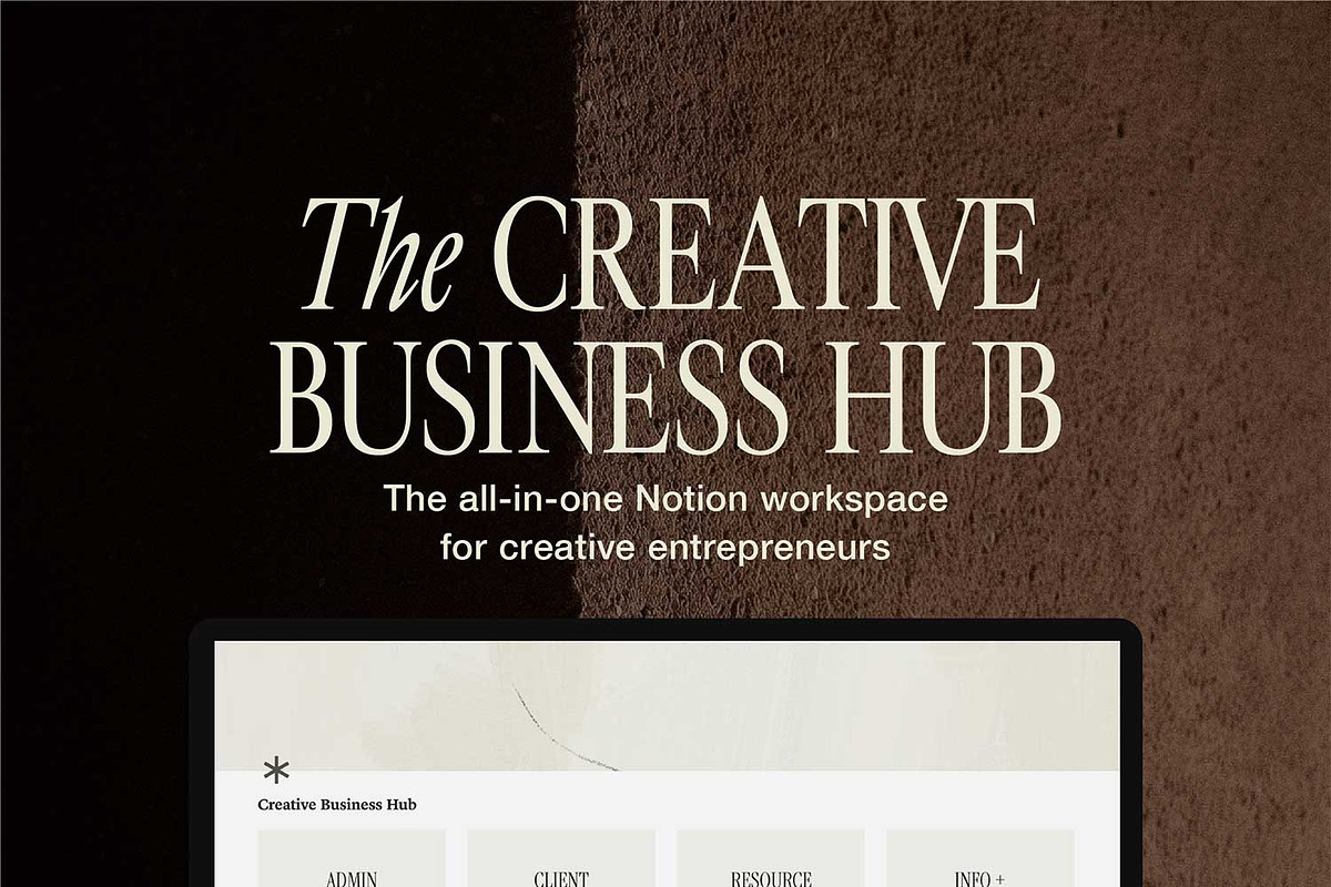 Creative Business Hub for Notion, a Marketing Template by MARA Design Co. (Photo 6 of 17)