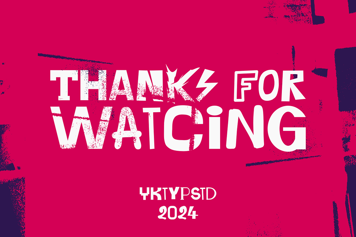 Display Banner Font, a Handwritten Font by Yktypstd (Photo 7 of 7)