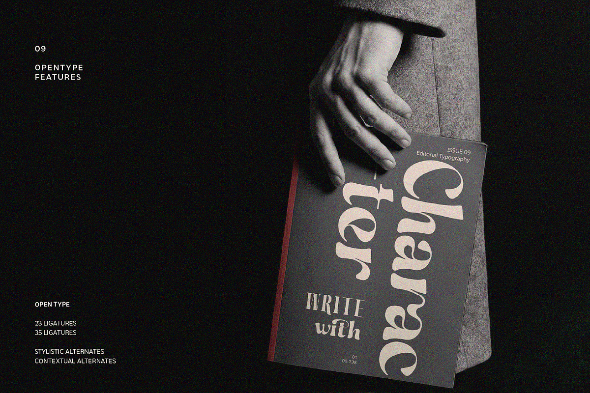Mael – Luxury Editorial Serif, a Serif Font by FactoryType Studio (Photo 9 of 11)