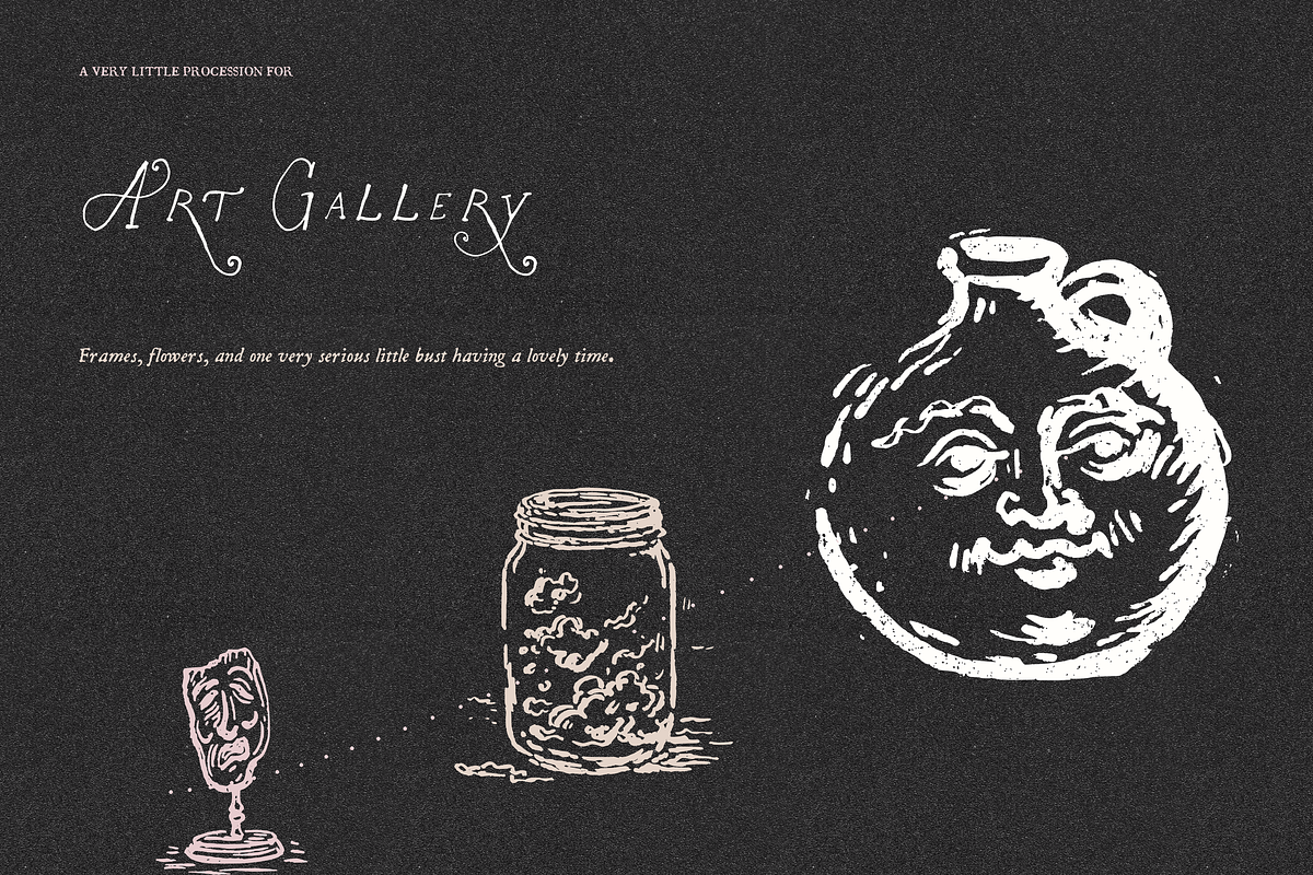 Art Gallery Clipart, Museum Ink Set, an Object Illustration by The October Creative (Photo 13 of 13)