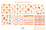 Ice Cream Season Vector Set, a Food Illustration by Olya Haifisch (Thumbnail 5 of 8)
