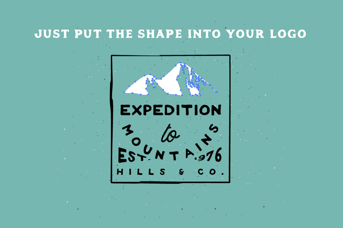 Vector Mountain Silhouettes, an Object Graphic by Roman Paslavsky (Photo 5 of 6)