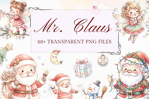 Cute Christmas PNG Clipart, a Decorative Illustration by Arslan
