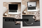 Cozy Yoga and Laptop Mockup, a Books & Magazine Mockup by Ashley Alexandra Design (Thumbnail 2 of 3)
