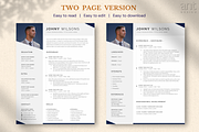 Modern Resume Template - The Wilsons, a Resume Template by AntDesignStudio (Thumbnail 3 of 9)