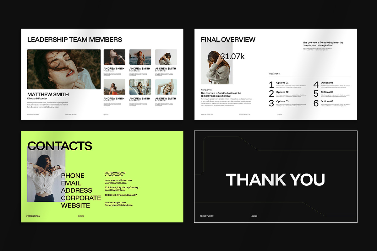Annual Report Presentation Template, a Presentation Template by Oriofix (Photo 10 of 10)