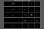 Blowing bokeh stars overlays, an Object Graphic by Paper Farms (Thumbnail 5 of 6)