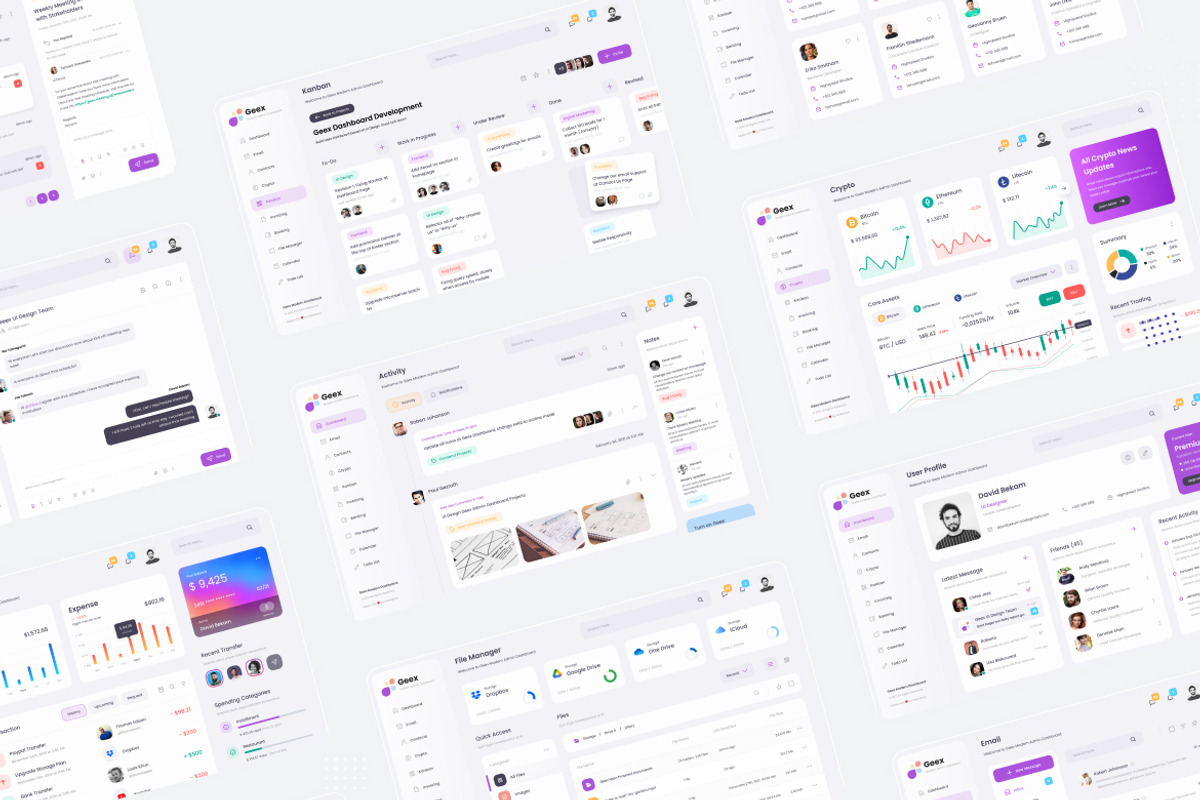 Geex - Modern Admin Dashboard preview 4