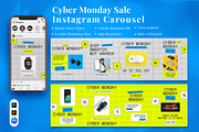 Cyber Monday Sale Instagram Carousel, a Social Media Template by Attype (Thumbnail 1 of 5)