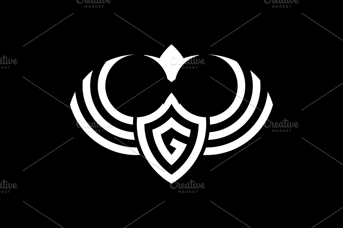 G Shield Eagle Wing Crown Logo, a Branding & Logo Template by Advateik ™ (Photo 3 of 3)