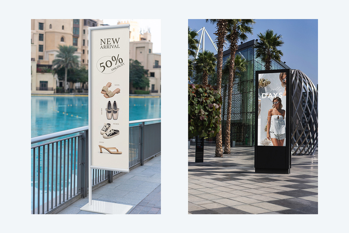 City Advertising MockUps Set, a Print Template by Dikarte.Store (Photo 2 of 20)
