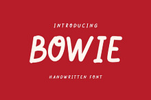 Bowie is a cute handwritten font