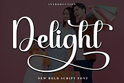 Delight, a Handwritten Font by InermediaSTUDIO (Thumbnail 1 of 8)