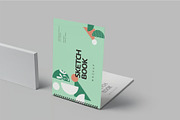 Landscape Spiral Sketch Book Mockups, a Product Mockup by megostudi0 (Thumbnail 4 of 7)