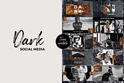 Dark Social Media Pack, a Social Media Template by RedRiver Studio (Thumbnail 3 of 17)