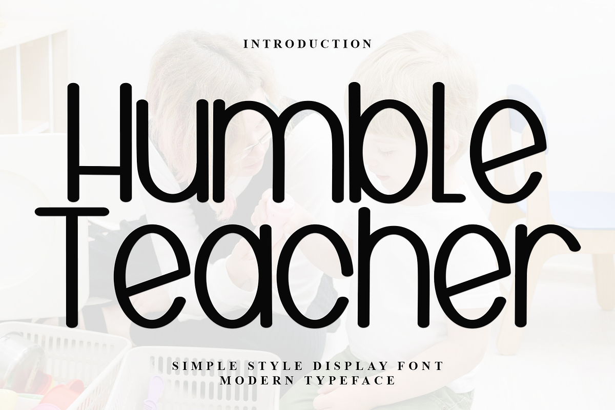 Humble Teacher, a Serif Font by InermediaSTUDIO (Photo 1 of 7)