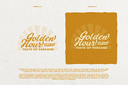 Cabo Sunset - Tropical Retro Font, a Handwritten Font by AndrewPixelType (Thumbnail 9 of 16)